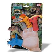 Conjunto de Dedoches Dinossauros Dinopark - 5 Unidades - Bee Toys