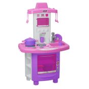 Cozinha Infantil Faz de Conta - 12 Acessórios - Pais e Filhos ROSA