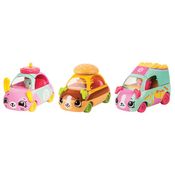 Shopkins Cutie Cars - Kit com 3 - Coleção Hamburgueria - Dtc