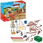 Playmobil Paleontologo Fosseis Dinos 38 Pecas +4 Anos 70605