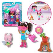 Boneca Gabby Dollhouse e Kitty Fada - Jardim de Flores Sunny