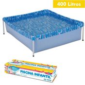 Piscina Estrutural Quadrada Com Capacidade 400 Litros Mor