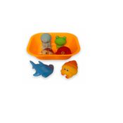 Kit Hora do Banho Bichinhos Laranja - Zoop Toys