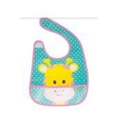 Kit Refeição E Babador Com Bolso Girafinha - Buba