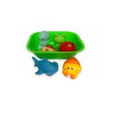 Kit Hora do Banho Bichinhos Verde - Zoop Toys