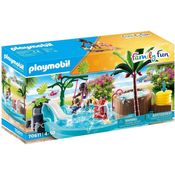 Playmobil Family Fun - Piscina Infantil com Toboágua 70611 - Sunny 1819
