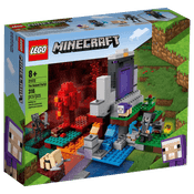 Blocos de Montar Lego Minecraft O Portal em Ruinas 21172