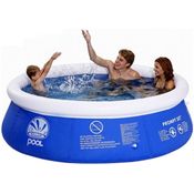 Piscina Inflavel 1000 Litros Redonda Com Borda 51x168 Cm