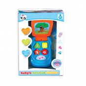 Celular Infantil Telefone Musical Azul Com Som Luz Pica Pau