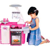 Cozinha Infantil Classic 76cm Completa Sai Agua De Verdade