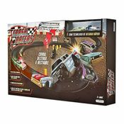 Pista Crash Racers 2 carrinhos +3 Anos Multikids BR1043