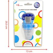 PRODUTO PARA BEBE ALIMENTADOR DE SILICONE AZUL