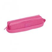 Estojo Escolar Juvenil Fluor Mix Soft Rosa Foroni