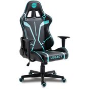 CADEIRA GAMER LEGACY SERIES PRETO/AZUL