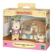 Sylvanian Families Irmão Coelho Chocolate E Toalete 5015