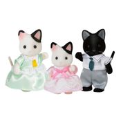 Sylvanian Families Família dos Gatos Malhados - Epoch 5306