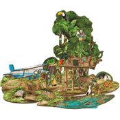 QUEBRA-CABECA MADEIRA AMAZONIA 3D 57 PECAS