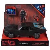Batmóvel e Boneco Batman 10 cm