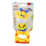 Chocalho Girafinha Barulhinho Suave Bebe Infantil Bpa Free