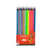 Lapis De Cor 6 Cores Metalicas + 6 Cores Neon Leo e Leo