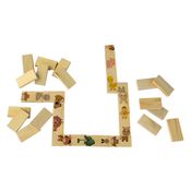 Domino Fazendinha - Brinquedo Madeira Criativo Educativo