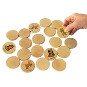 Jogo da Memória Folclore Brasileiro - Brinquedo Madeira Criativo Educativo