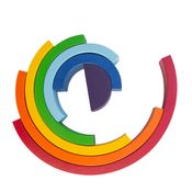 Arco Iris - Brinquedo Madeira Criativo Educativo