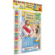 LIVRO INFANTIL COLORIR BIBLIA SOLAPA GRANDE C/10 LIVR