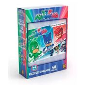 Quebra Cabeça Puzzle 48 Peças PJ Masks Gigantes - Grow 03522