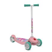 Patinete Skatenet Kid Flower Rosa Suporta 80kg Bandeirate