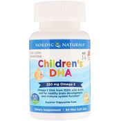 Vitamina Children's DHA 250Mg Nordic Naturals 90 Soft Gels