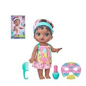 Baby Alive Boneca Glam Spa Dia de Princesa Negra - Hasbro F3566