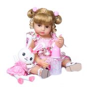 Bebe Reborn Menina Boneca 100% Silicone-Elisa