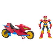 Veículo e Figura - Power Players - Axel e Moto Off Road - Sunny