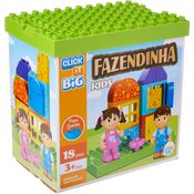 Blocos De Montar Fazendinha Kids 18 Peças - Click IT (426046)