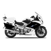 Miniatura - Moto - Design Authority - 1:18 - Maisto Design - Yamaha FJR1300A - Policia - Preto