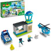 Delegacia de Polícia e Helicóptero - Lego Duplo 10867