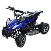 Mini Quadriciclo ATV 49cc Motor 2 Tempos Gasolina Partida Manual WVATV002A - Azul