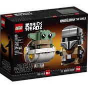 Lego Brickheadz Star Wars O Mandaloriano e a Criança 75317