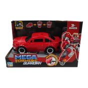 Veículo Transformável com Acessórios - Megaformers Guardian - Corrida - Multikids - Vermelho