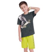 Conjunto de Roupa Malwee Kids Moletom Verde