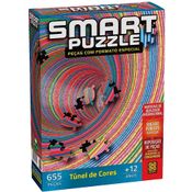 Quebra-Cabeça Smart Puzzle Túnel de Cores 655 Peças - Grow 04051