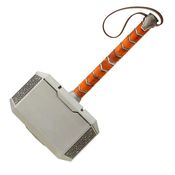 Martelo Decorativo - Réplica Thor Hammer - Em Aço - Com base