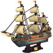Quebra-Cabeça 3D - Navio San Felipe - Cubic Fun