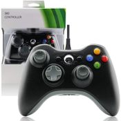 Controle Usb compatível Xbox 360 Computador Notebook Preto