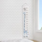 Régua De Crescimento Girafinha 1,50M X 28Cm Azul Papi