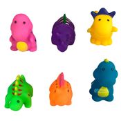 Brinquedo Para Bebês Amiguinhos do Banho Com 6 Bichinhos Presente Crianças +6 Meses Pura Diversão