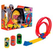Pista Radical Super Race Looping Double C/3 Carrinhos Menino