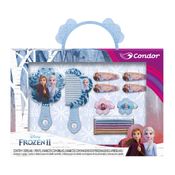 Kit Penteados Disney Frozen c/ Espelho, Pente e Acessórios - Condor