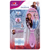 Kit Penteados Disney Frozen Escova, Prendedor e acessórios - Condor
